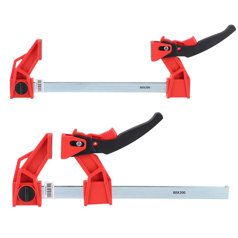 Woodworking Heavy Duty Ratchet F Clamp Adjustable Fixing Bar Clips