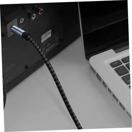 LABRIMP 2 Pcs Audio Cables Stereo to Bare Wire Compatible with Headphones Speakers Sound Stable Signal Durable Replacement Cord