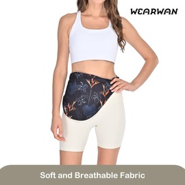 wearwan Colostomy Bag Covers for Women and Men, Ostomy Bag Covers, Ostomy Belt Abdomen (Flower1, L)