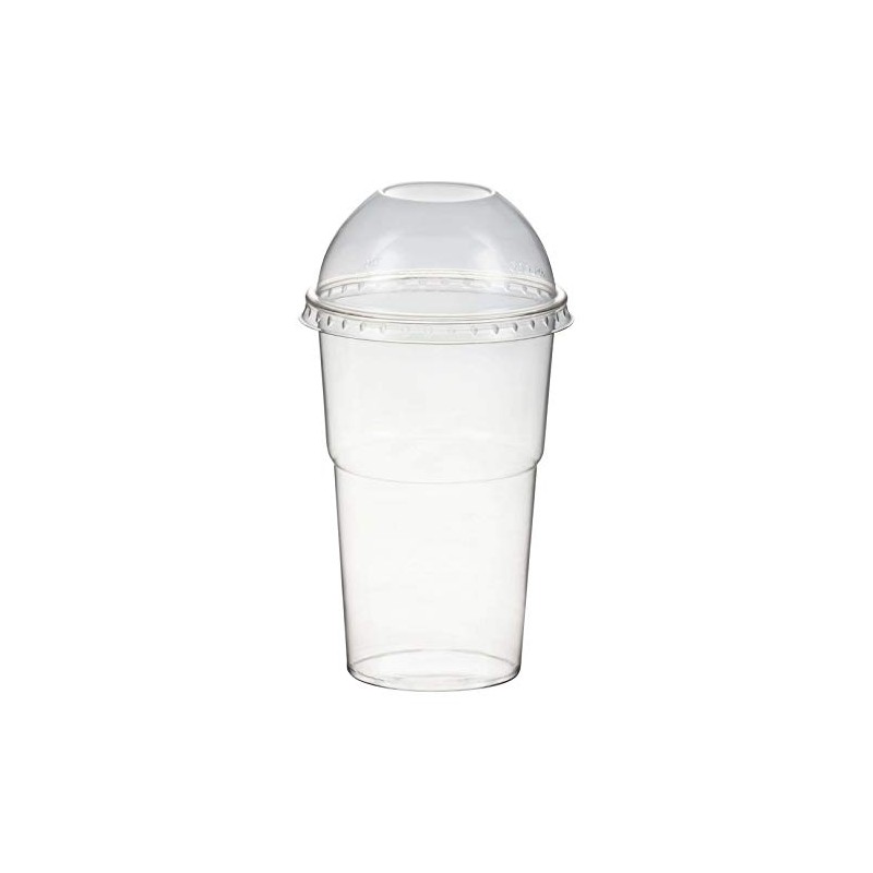 VEPATIM 50 Smoothies Cups Dessert Cups + Dome Lid 200