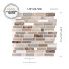 SMART TILES Peel and Stick Backsplash - 5 Sheets of