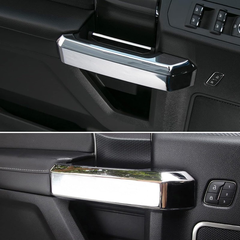 Keptrim Inner Door Handle Covers Trim for Ford F150 2015