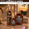 Difeel Aceite capilar premium con cafeína y ricino para un