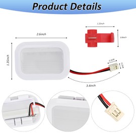 (Five sets of) W11683243 LED Module Service Fits Whirlpool Kenmore Maytag Amana Refrigerators Led Light Module Replacement W10610289 W10660728 W10695459 W10843353 W10843846