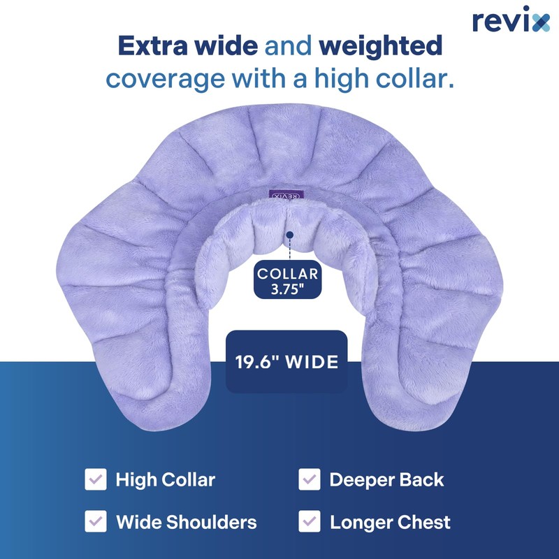 REVIX Microwave Heating Pad for Neck Shoulders and Back with