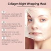 3 Pieces Collagen Moisture Peeling Mask, Moisturizing & Firming Skin