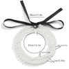 Handcess Bow Pearl Necklace Beaded Layered Necklaces Pearl Choker Necklace