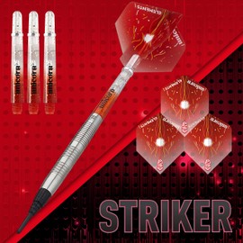 Unicorn Unisex Core Xl Striker Soft Tip Darts, Red, 21 G EU