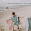 Kids Swim Cover up Girls Boys Waffle Towel Poncho Swimsuit
