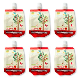 Unha’s 100% Pasteurized Apple Juice (Pack of 6), Cold Pressed Juices, Apple Only, No Added Water or Sugar, Not From Concentrate, Vegan, Non-GMO, 3.38 Oz Spout Pouch.