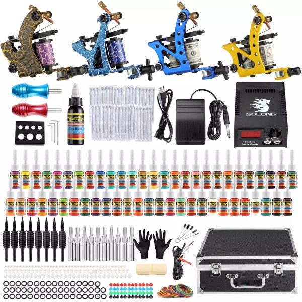 Does not apply Maquinas De Tatuar Kit Completo Profesional Set