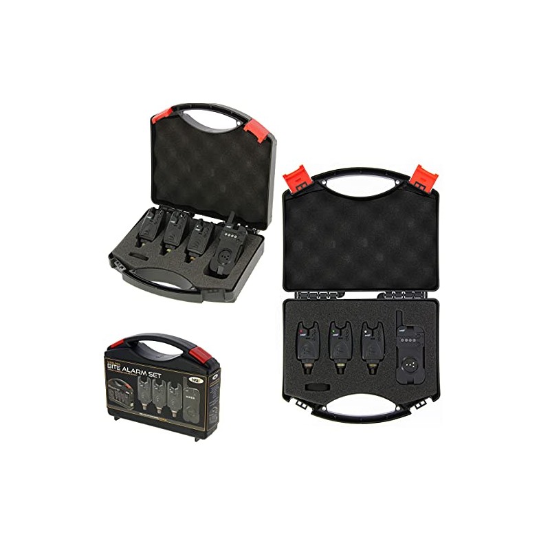 angling pursuits NGT Carp Coarse Mini Compact Bite Alarm Set