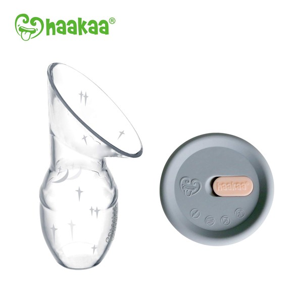 Haakaa Bomba de leche de silicona Gen 1 con tapa