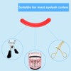 24 Pcs Curler Refill EyeLash Curler Refill Pads Silicone Rubber
