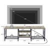 Vecelo TV Stand with Power Outlet Entertainment Media Center for