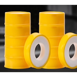 YIYICO Teflon Tape Thread Sealing Tape PTFE Sealing Tape Water Pipe 12 Rolls 15 mm x 0.1 mm x 15 m for Plumbing Joint for Gas and Water Teflon Tape