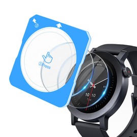 EasEasy 3 Pack Compatible For Nothing CMF Watch 3 Pro Screen Protector Glass With Easy Install Frame, Anti-scratch 9H Tempered Full Covered Protector For CMF Watch 3 Pro Smart Watch Film