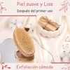 Cepillo Corporal Exfoliante 100% Natural con Mango de Bambú -
