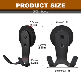 2pcs Magnetic Portafilter Holder for Espresso Machine,Magnetic Coffee Tamper Organizer Rack,Portafilter Hanger & Tamper Stand(COLOR:black)