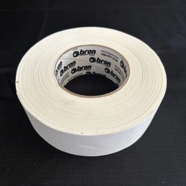 professional grade gaff Gaffer's tape WHITE 2” x 50 yards BRON TAPES brand new