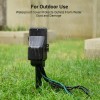 DEWENWILS Hallow Dusk to Dawn Outdoor Power Strip Stake Overload
