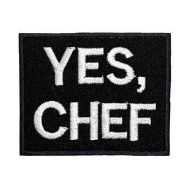 Generic YES,Chef Patches Iron On Patches for Backpacks, 2.5 x 2 x 0.1 in