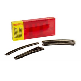 Hornby TT8032 TT Gauge Track Pack 3 - Extra Track Pieces for Model Railway Sets, Toy Train Track Pieces, Includes: 6 x TT8004, 1 x TT8006, 2 x TT8009 - Hobbies for Men - Scale 1:120