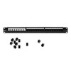 Tecmojo Patch Panel 24 Port, Keystone Patch Panel for Cat