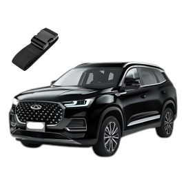 Forro Vehicular C/broche De Suv Chirey Tiggo 8 Pro Max 2028 Plateado