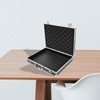 SUPVOX Aluminum Hard Case Briefcase: 14.5 Inch Lockable Carrying Case
