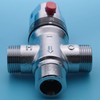 Ocnvlia 3-Way Thermostat Mixing Valve Made of Solid Copper, 3/4