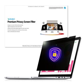 WELINC 15.0 Inch Square - 4:3 Aspect Ratio - Laptop Privacy Screen Filter for Widescreen Laptop - Notebook - Anti-Glare - Anti-Scratch Black Security Sheild for Data confidentiality