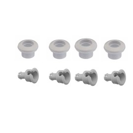 ELECTROTODO Replacement Pack of 4 Wheels Upper Basket Compatible with Bosch Balay Siemens Dishwasher