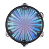Radiant Tambourine Reflective Clear Crisp Sound Double Row Bell Drum