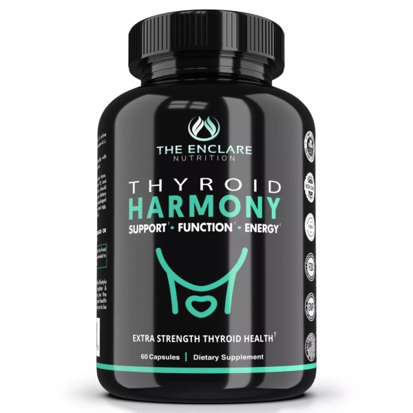 The Enclare Nutrition Thyroid Support Supplement with Iodine, Ashwagandha, Zinc,