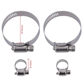 AZHZ 2331 Radiator 8MM-10MM 30MM-50MM Hose Clamp Aluminum Core Cooling Radiator 2000 for Subaru Legacy Brighton 2.5L 2000-2002 for Subaru Legacy GT Limited 2.5L 2000-2004 for Subaru Legacy GT 2.5L