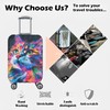 Chostky Travel Luggage Cover, Elastic Washable & Stretchable Suitcase Protector,
