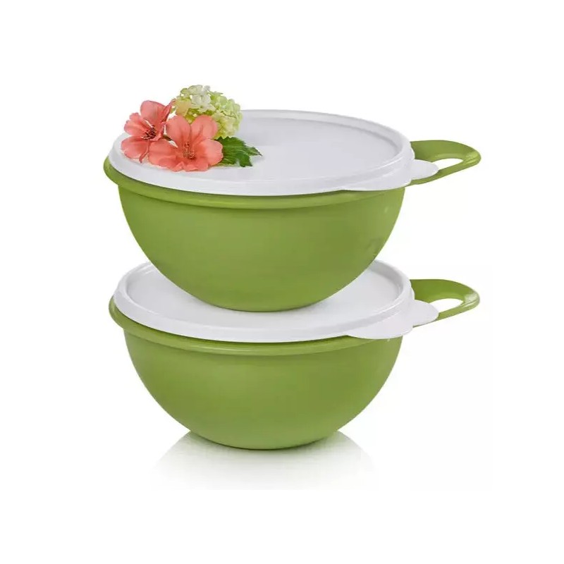 Tupperware Thatsa Bowl Mini Green 6 Cup Mixing Container Basil