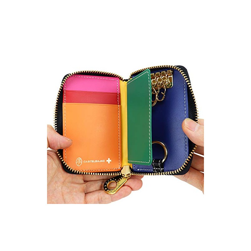 Castelbajac CASTEL-79612 Rainbow Key Case, 1. black (01) black