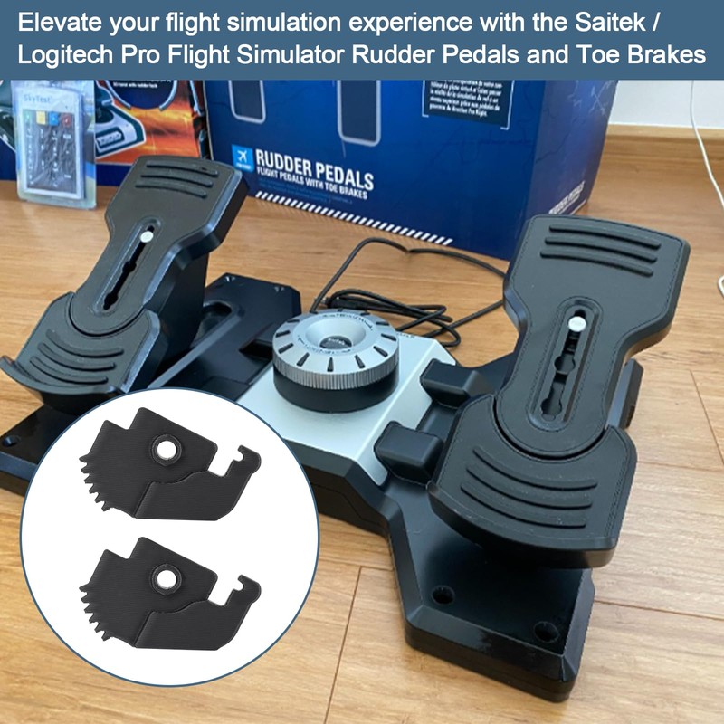 Spring Mount Toe Gear Replacement Stringk/Pro Flight Rudder Pedals Pedals