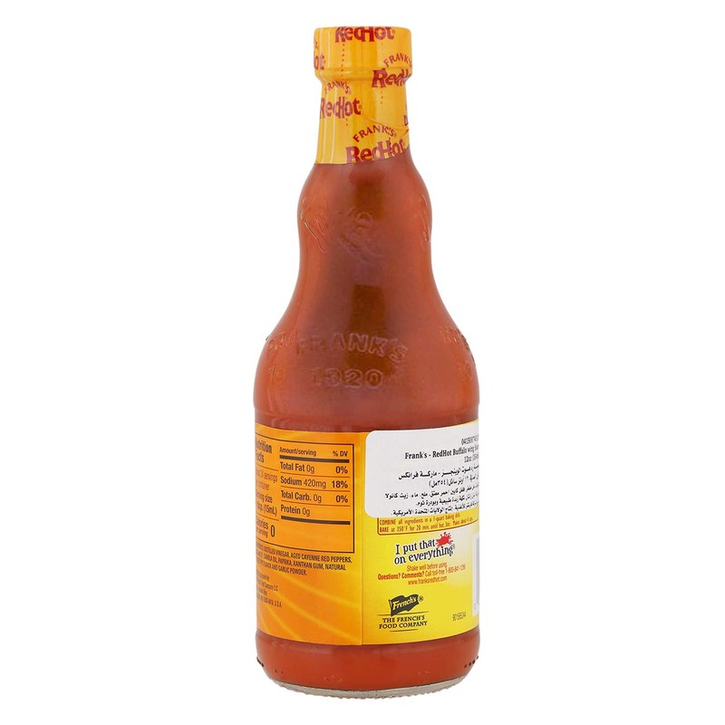 Frank's RedHot Buffalo Wings Sauce, 12 fl oz