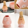 Matcha Set with Matcha Whisk, Ceramic Matcha Whisk Holder and