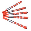 5PCS Twist Drill Bits 16.2mm Straight Triangle Shank Cemented Carbide