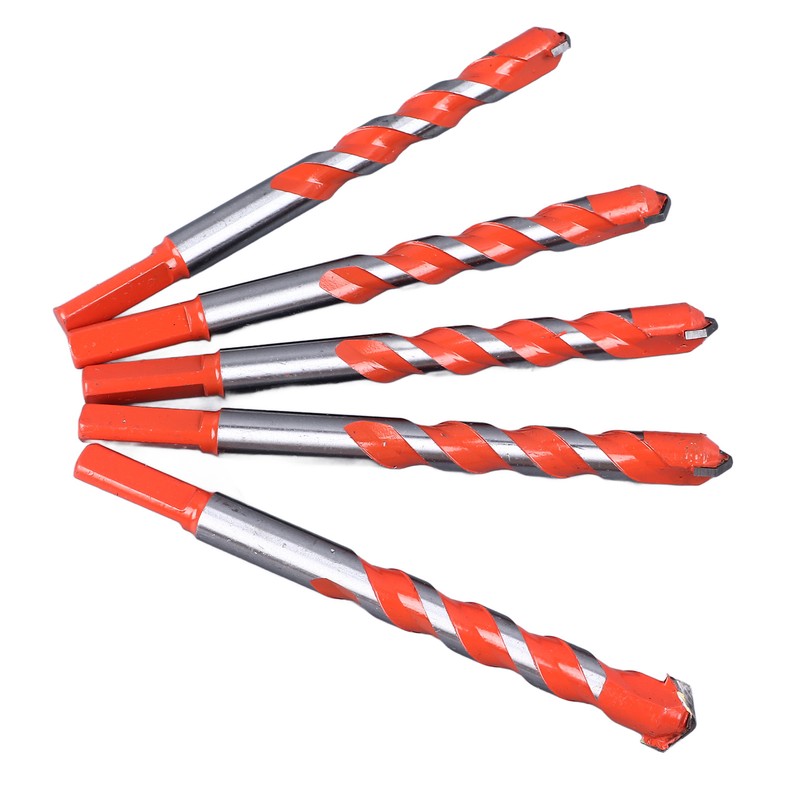 5PCS Twist Drill Bits 16.2mm Straight Triangle Shank Cemented Carbide