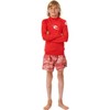 RIP CURL Boys Brand Wave UPF Long Sleeve Rash Vest