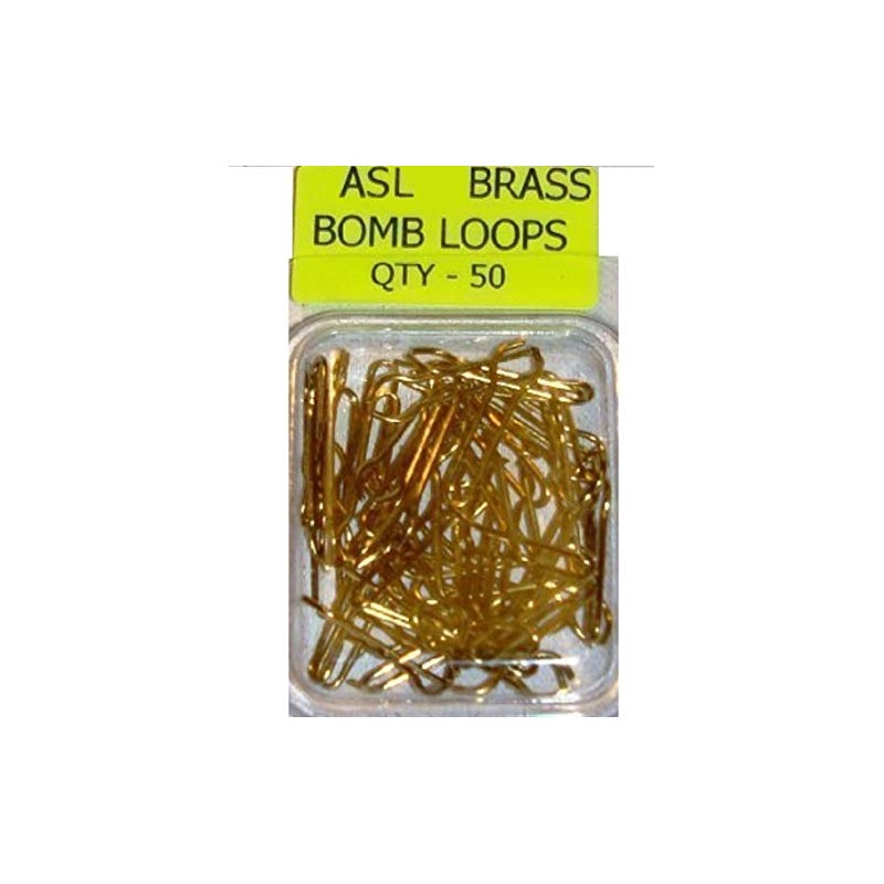 50 BRASS LOOPS FOR BALL WEIGHT, WATCH WEIGHT AND DISTANCE