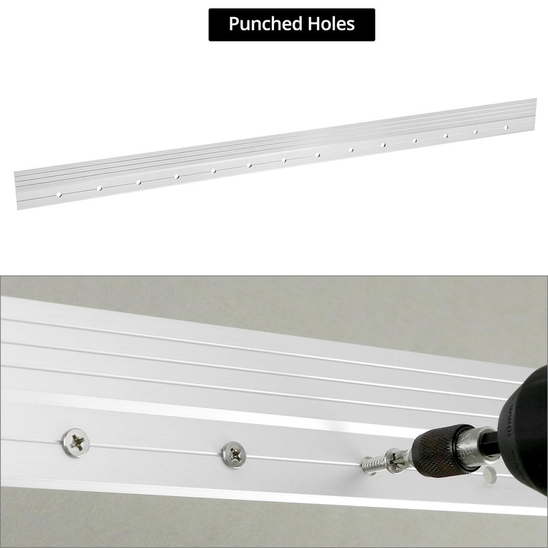 QWORK French Cleat Picture Hanger, 2 Pairs 30 Inch Heavy