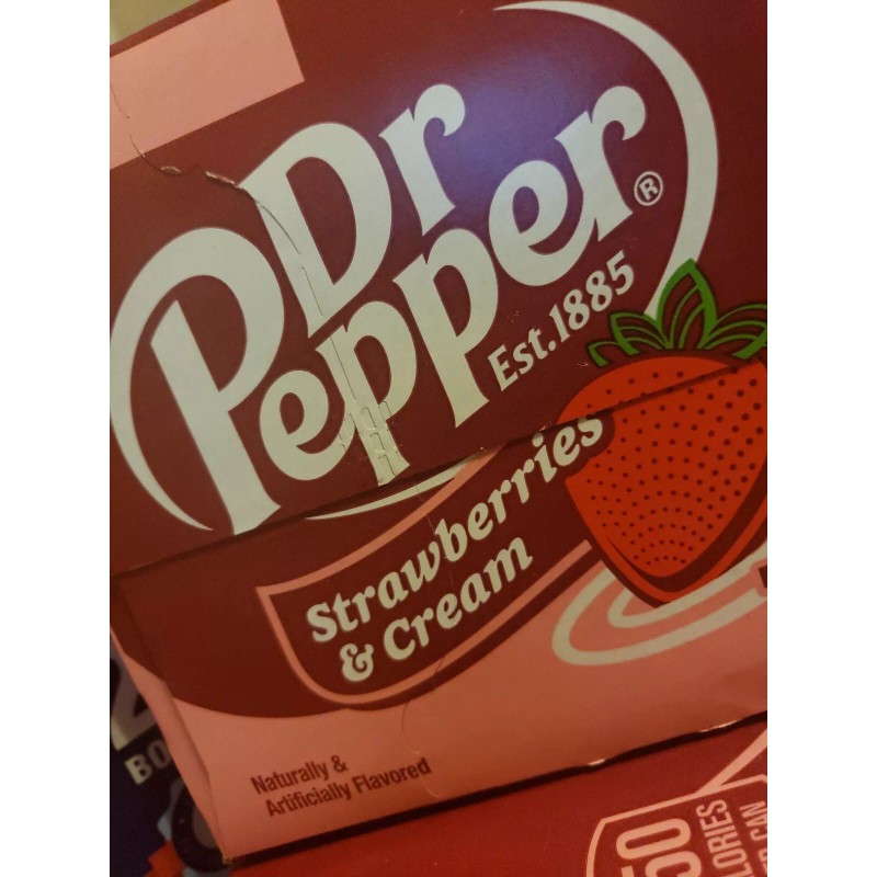 Dr Pepper Strawberries and Cream Dr Pepper "12 oz CAN"