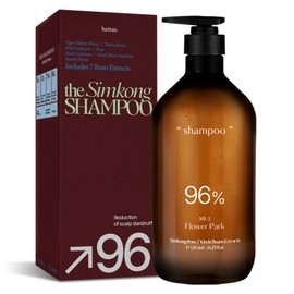 Hetras Simkong Scalp Volume Hair Loss Relief Functional Shampoo Flower Park, 1.013L, 1 ea / 헤트라스 심콩 두피볼륨 탈모완화 기능성 샴푸 플라워파크, 1.013L, 1개