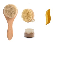 4pcs Dry Brushing Body Brush Set